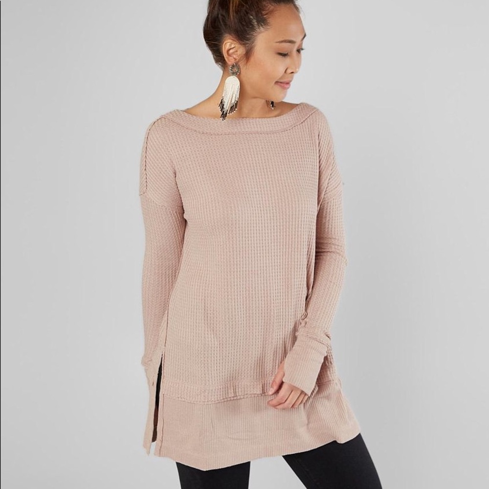 Free People North Shore Thermal Tunic Top